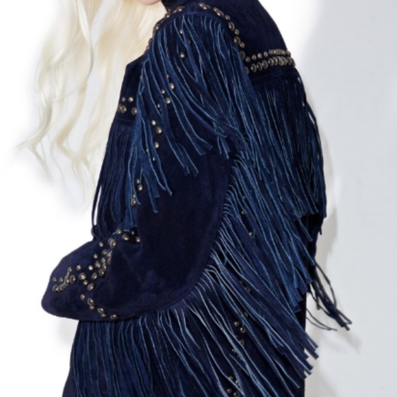 For Love & Lemons JAMESON SUEDE JACKET - Picture 2 of 4